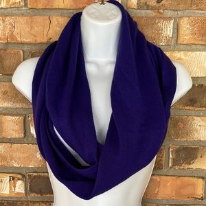 Susan Graver Infinity Purple Scarf